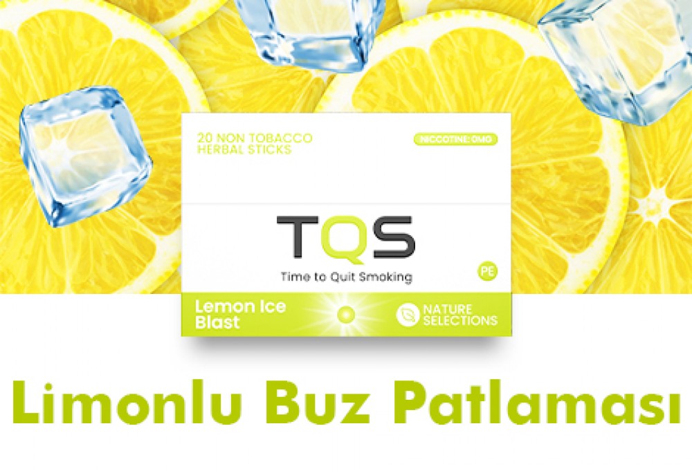 TQS - IQOS Limonlu Buz Kartuş  en uygun fiyatlar ile tqsflavorturkiye.com